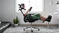 OCA259s Grey Silla ergonómica Oficina de Malla con Reposapiés - Miniatura 22