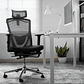 OCA259s Black Silla ergonómica Oficina de Malla con Reposapiés - Miniatura 27