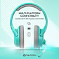 MH86 VALOR Mint Audífonos Multiplataforma 3.5 mm Splitter Playstation - Miniatura 11
