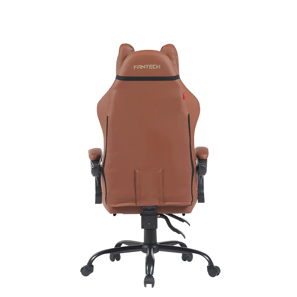 GC193 BROWN Silla Gamer Ergonómica de Ecocuero con Reposapiés 3