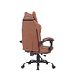 GC193 BROWN Silla Gamer Ergonómica de Ecocuero con Reposapiés - Miniatura 5
