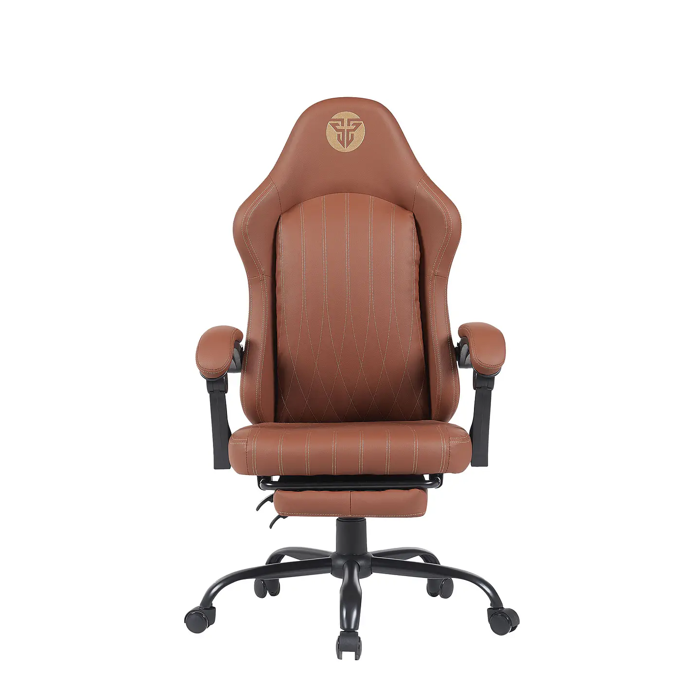 GC193 BROWN Silla Gamer Ergonómica de Ecocuero con Reposapiés 7