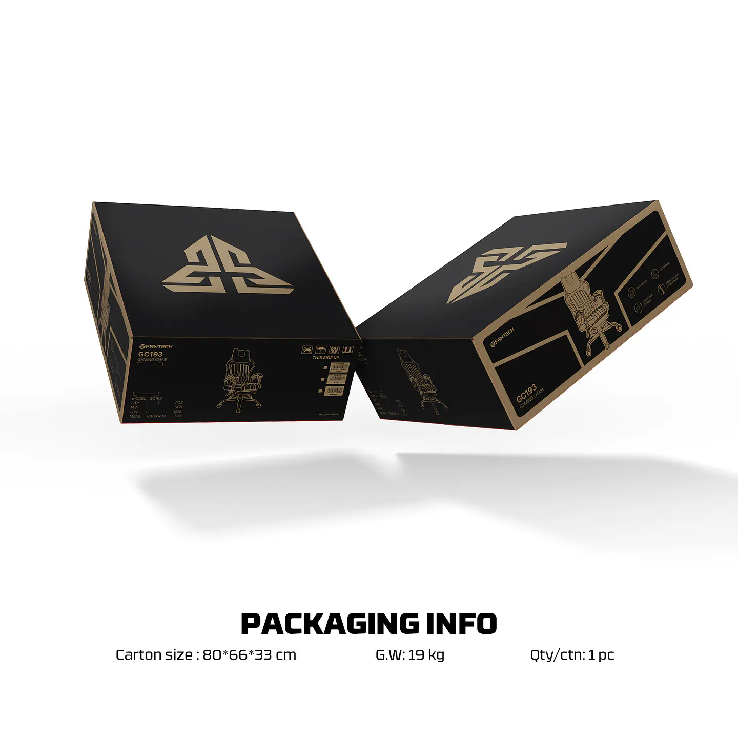 GC193 BLUE Silla Gamer Ergonómica de Ecocuero con Reposapiés 20