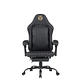 GC193 BLACK Silla Gamer Ergonómica de Ecocuero con Reposapiés - Miniatura 7
