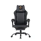 GC193 BLACK Silla Gamer Ergonómica de Ecocuero con Reposapiés - Miniatura 2