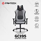 GC195 Grey Silla Ergonómica de Tela Respirable - Miniatura 17