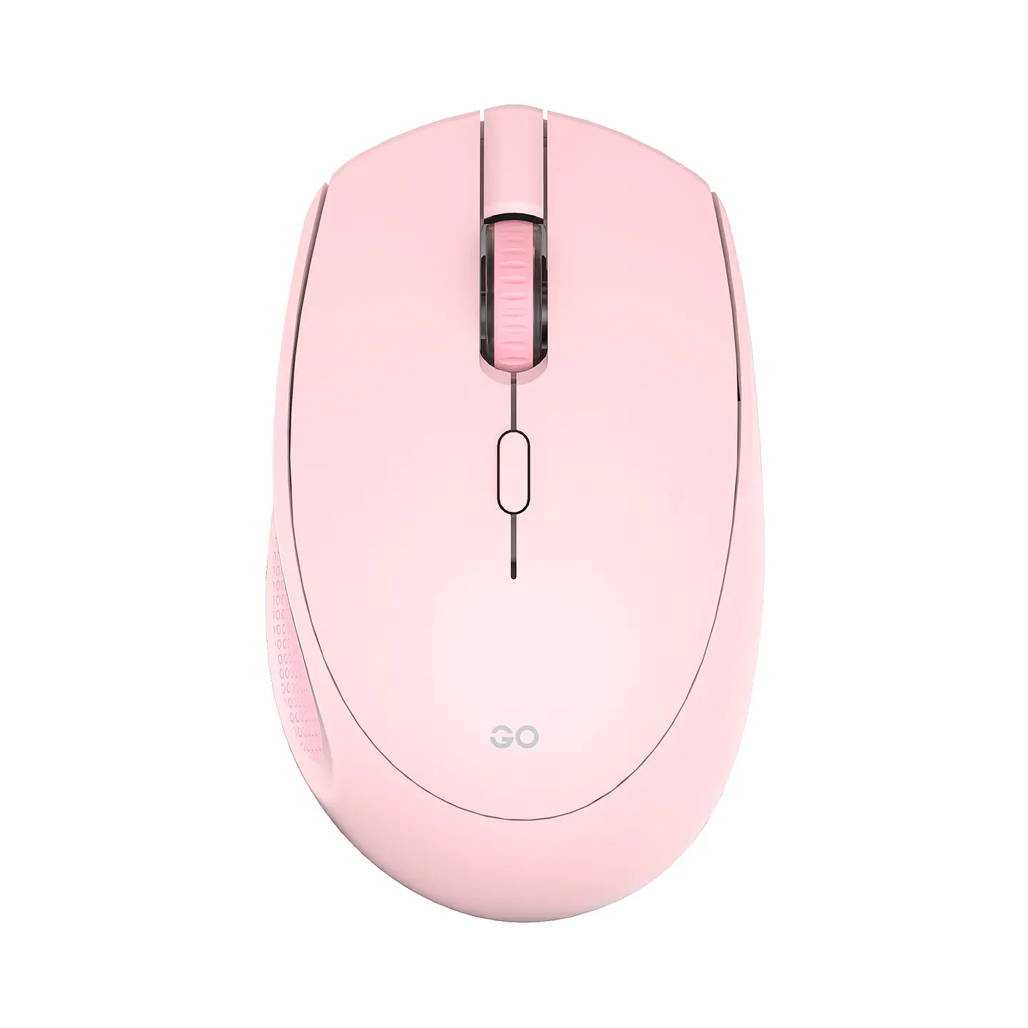 W193 GO Pink Mouse inalámbrico Bluetooth 5.0 y Receptor USB 1.600 DPI 1