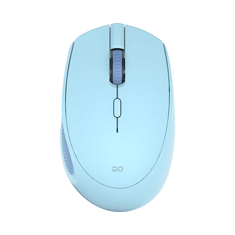 W193 GO Blue Mouse inalámbrico Bluetooth 5.0 y Receptor USB 1.600 DPI