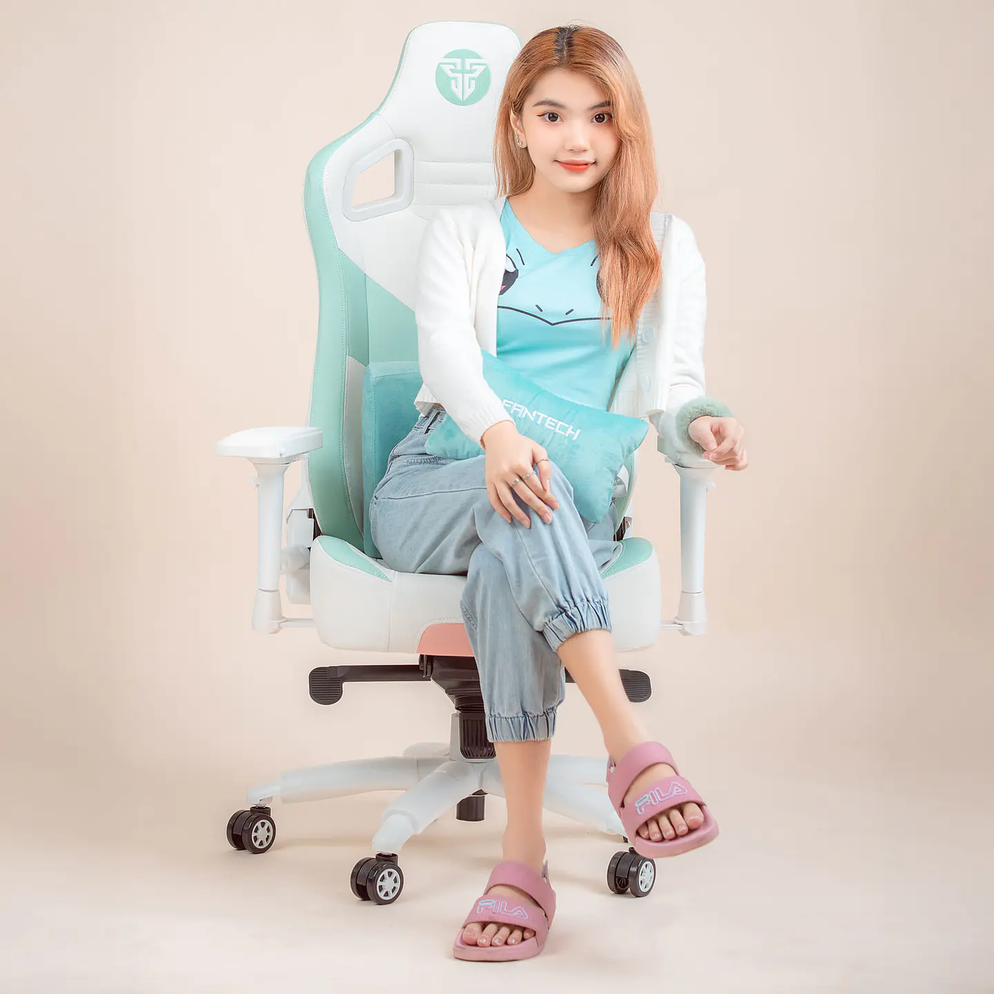 MK856 MAXFIT87 Mint Teclado Mecánico 80% Layout Español 7