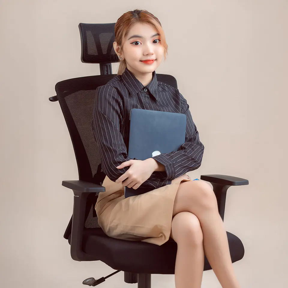 OCA258 Pink Silla ergonómica Oficina 6