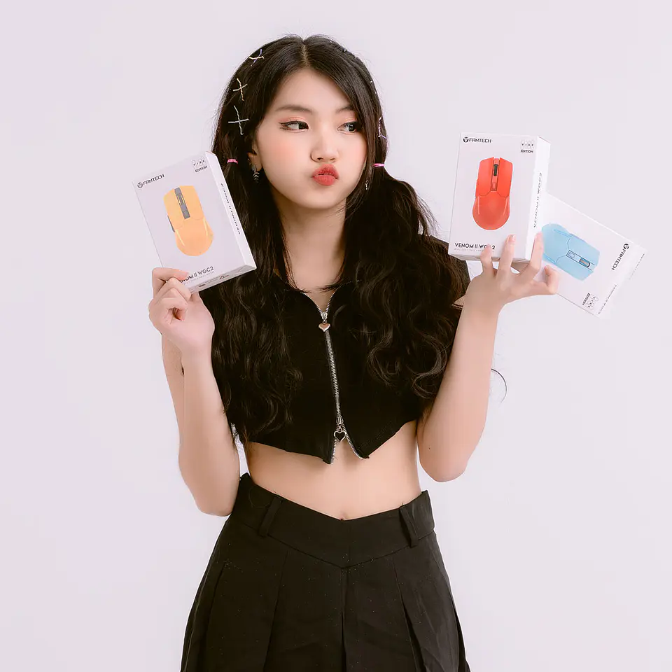 WGC2 VENOM II Green Mouse Inalámbrico 2.400 DPI 7