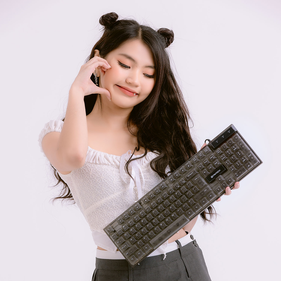 K515 SHIKARI Black Teclado Membrana RGB 9