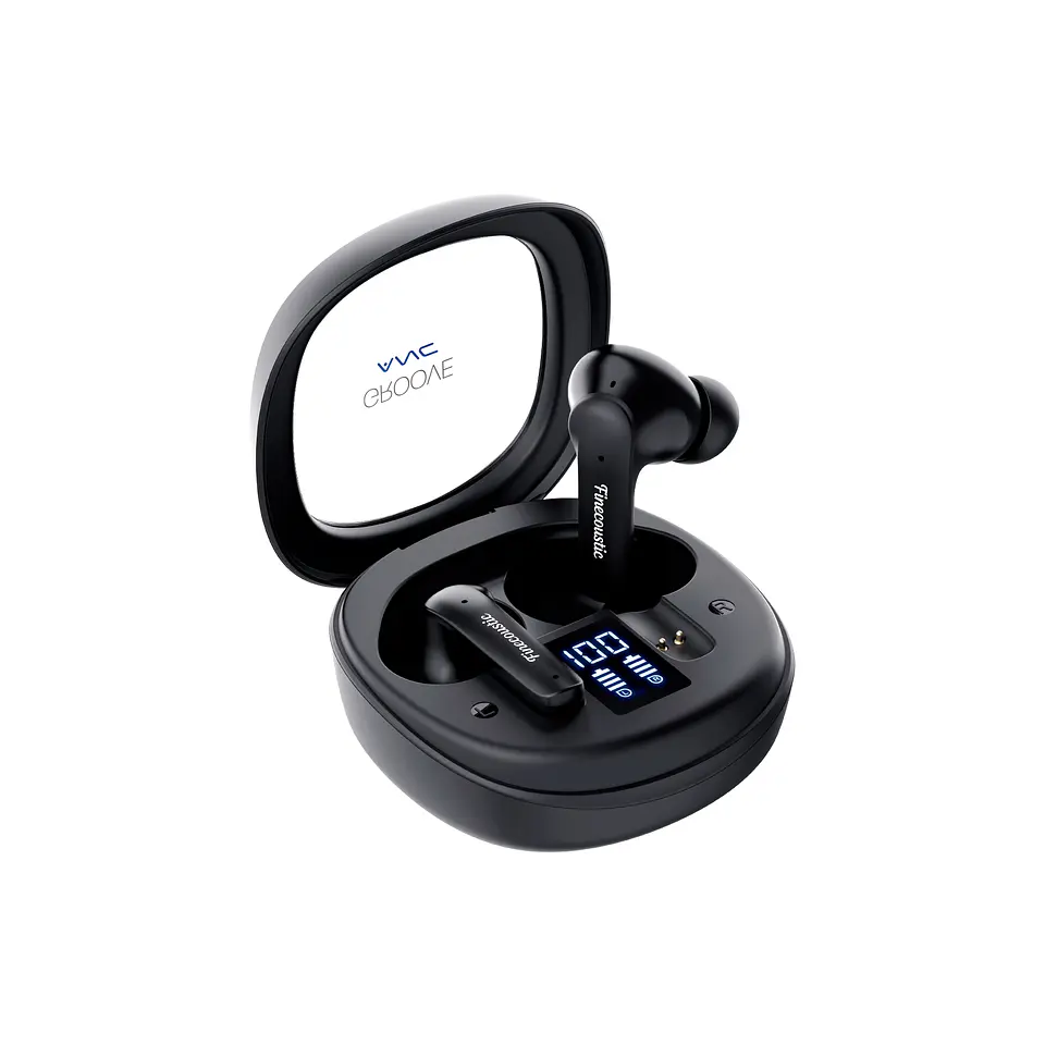 FT20 GROOVE ANC Black Audífonos Inalámbricos True Wireless Hi-Fi In Ear Finecoustic 1