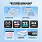 MK611 ATOM X63 Ame Blue Teclado Mecánico 60% RGB Hot-Swappable Layout USA - Miniatura 6