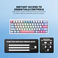 MK611 ATOM X63 Ame Blue Teclado Mecánico 60% RGB Hot-Swappable Layout USA - Miniatura 7