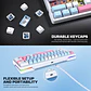 MK611 ATOM X63 Ame Blue Teclado Mecánico 60% RGB Hot-Swappable Layout USA - Miniatura 16