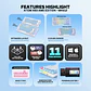 MK612 ATOM X83 Ame White Teclado Mecánico 75% RGB Hot-Swappable Layout USA - Miniatura 11