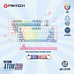 MK612 ATOM X83 Ame White Teclado Mecánico 75% RGB Hot-Swappable Layout USA - Miniatura 16