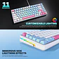 MK612 ATOM X83 Ame Blue Teclado Mecánico 75% RGB Hot-Swappable Layout USA - Miniatura 14