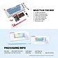 MK612 ATOM X83 Ame Blue Teclado Mecánico 75% RGB Hot-Swappable Layout USA - Miniatura 22