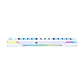 MK612 ATOM X83 Ame Blue Teclado Mecánico 75% RGB Hot-Swappable Layout USA - Miniatura 8