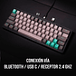 MK912 ATOM PRO63 Saturn Teclado Mecánico Inalámbrico 60% Hot-Swappable Layout USA - Miniatura 3