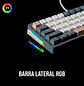 ATOM PRO63 RGB USA MK912 Saturn Wireless Teclado Mecánico inalámbrico 60% - Miniatura 6