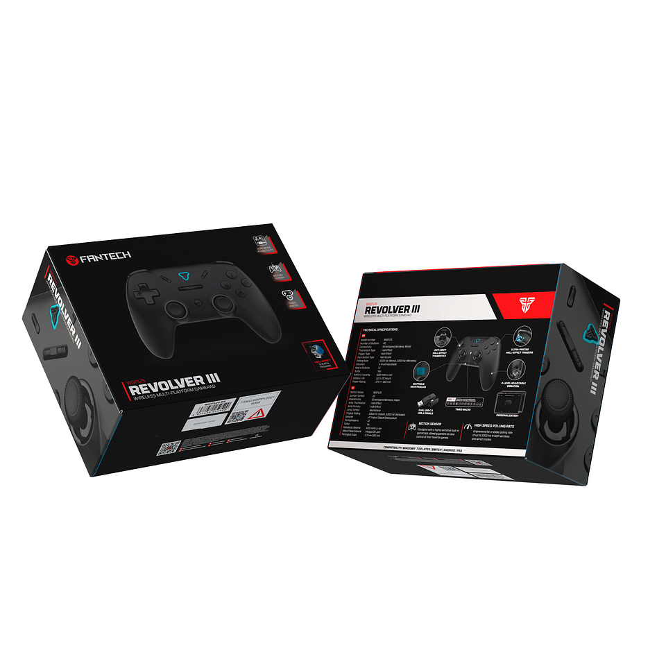 WGP12s REVOLVER III Black Control Inalámbrico Multiplataforma Smartphone Switch PS3 22