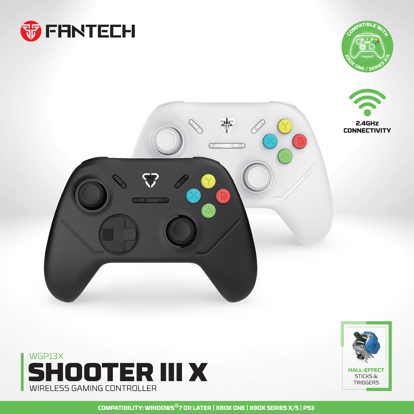 WGP13X SHOOTER III Black Control Inalámbrico Xbox Series S/X Xbox One PC 22