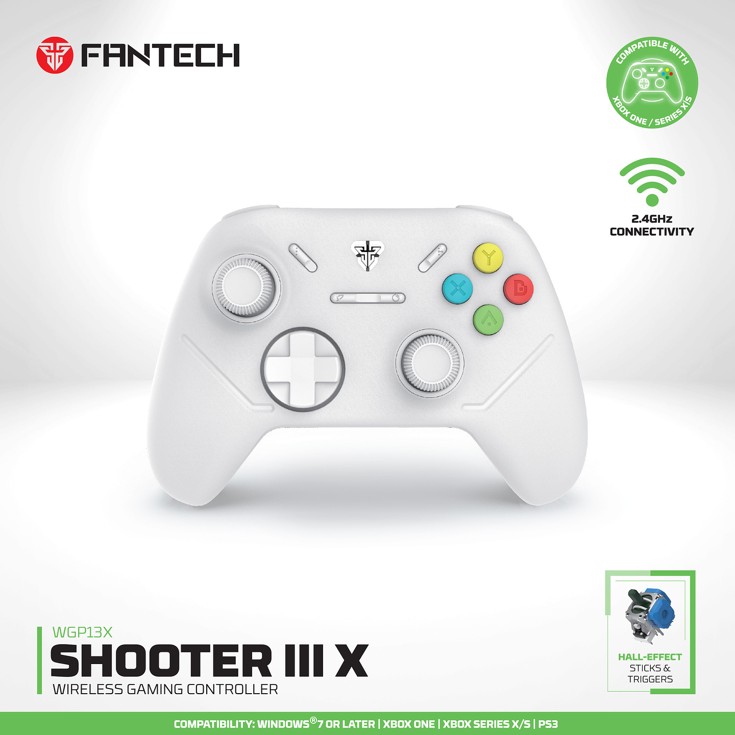 WGP13X SHOOTER III White Control Inalámbrico Xbox Series S/X Xbox One PC 21