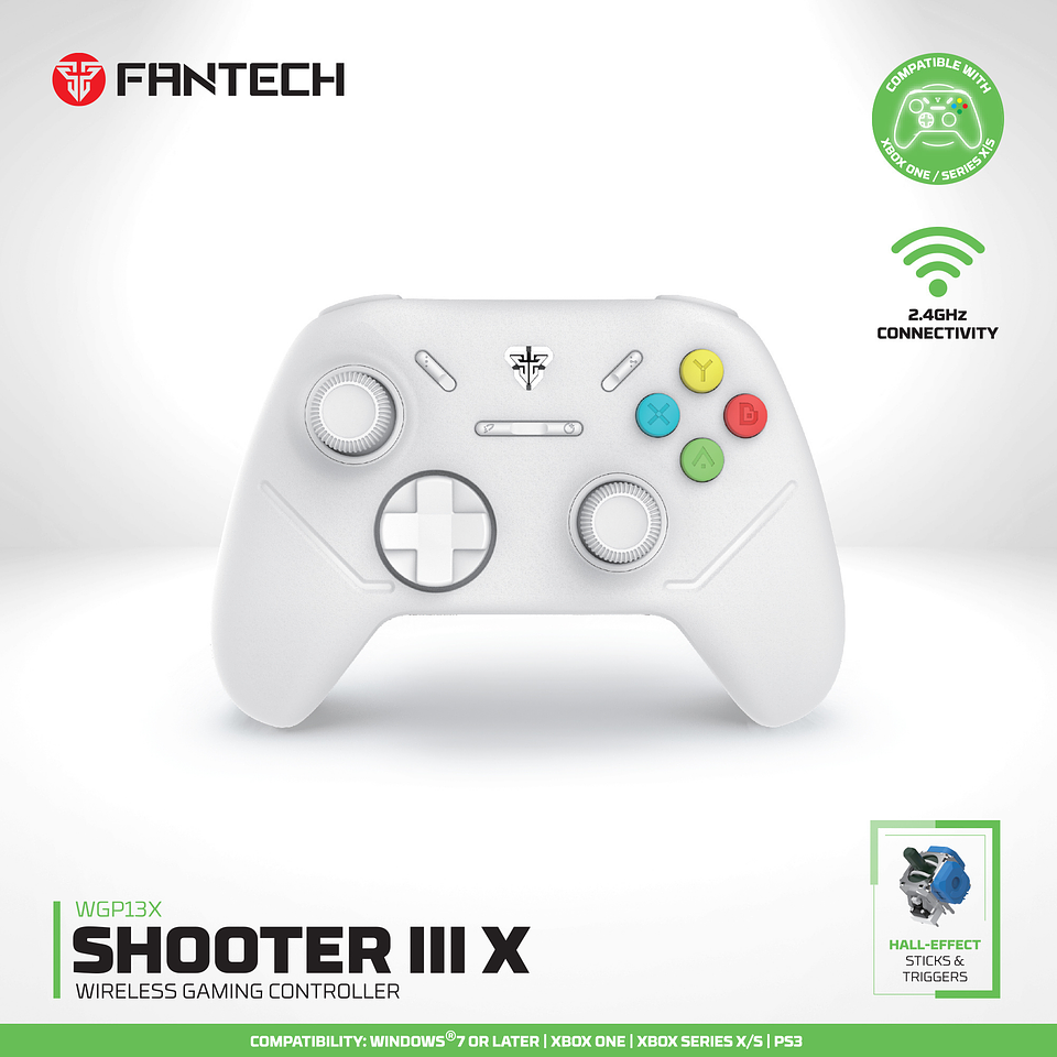 WGP13X SHOOTER III White Control Inalámbrico Xbox Series S/X Xbox One PC 21
