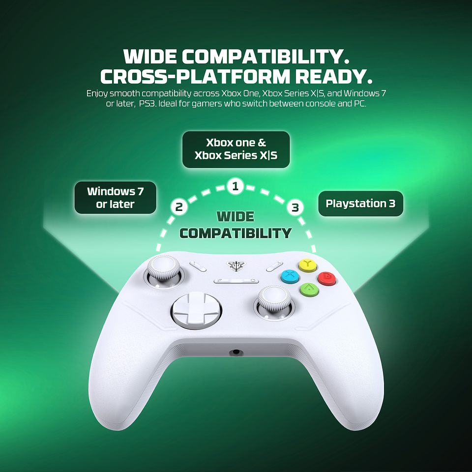 WGP13X SHOOTER III White Control Inalámbrico Xbox Series S/X Xbox One PC 17