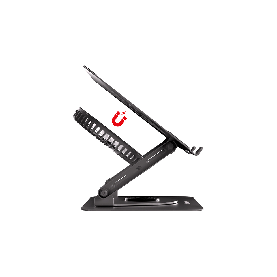 NC30 Grey Base de Notebook con Elevación y Ventilación RGB Notebook Stand 2