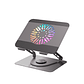 NC30 Grey Base de Notebook con Elevación y Ventilación RGB Notebook Stand - Miniatura 1