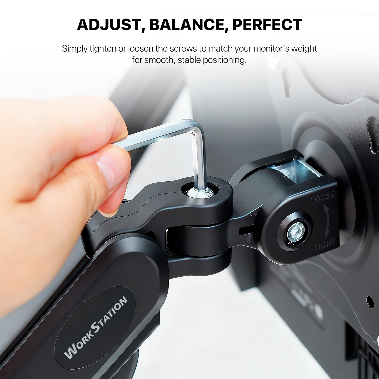 MBD1 PROMOUNT Black Soporte Monitor Double Arm WorkStation 10