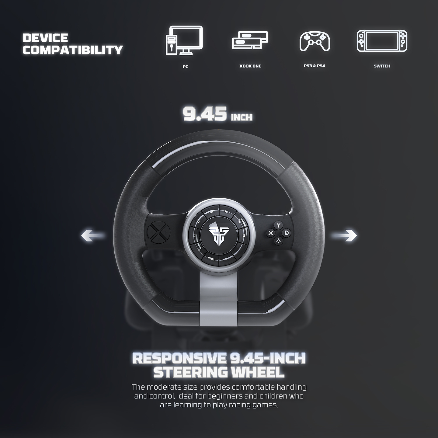 R2 Volante + Pedalera Multiplataforma Xbox Playstation Switch PC 15