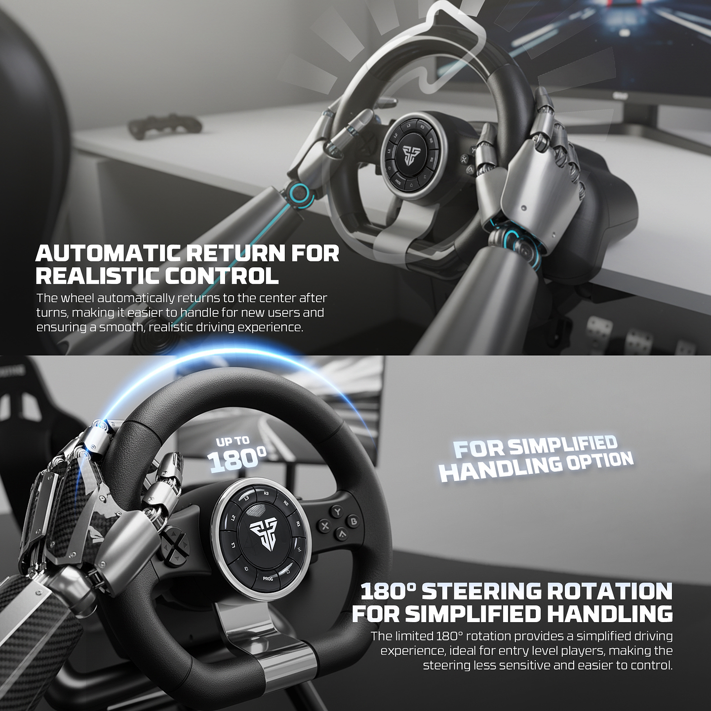 R2 Volante + Pedalera Multiplataforma Xbox Playstation Switch PC 14