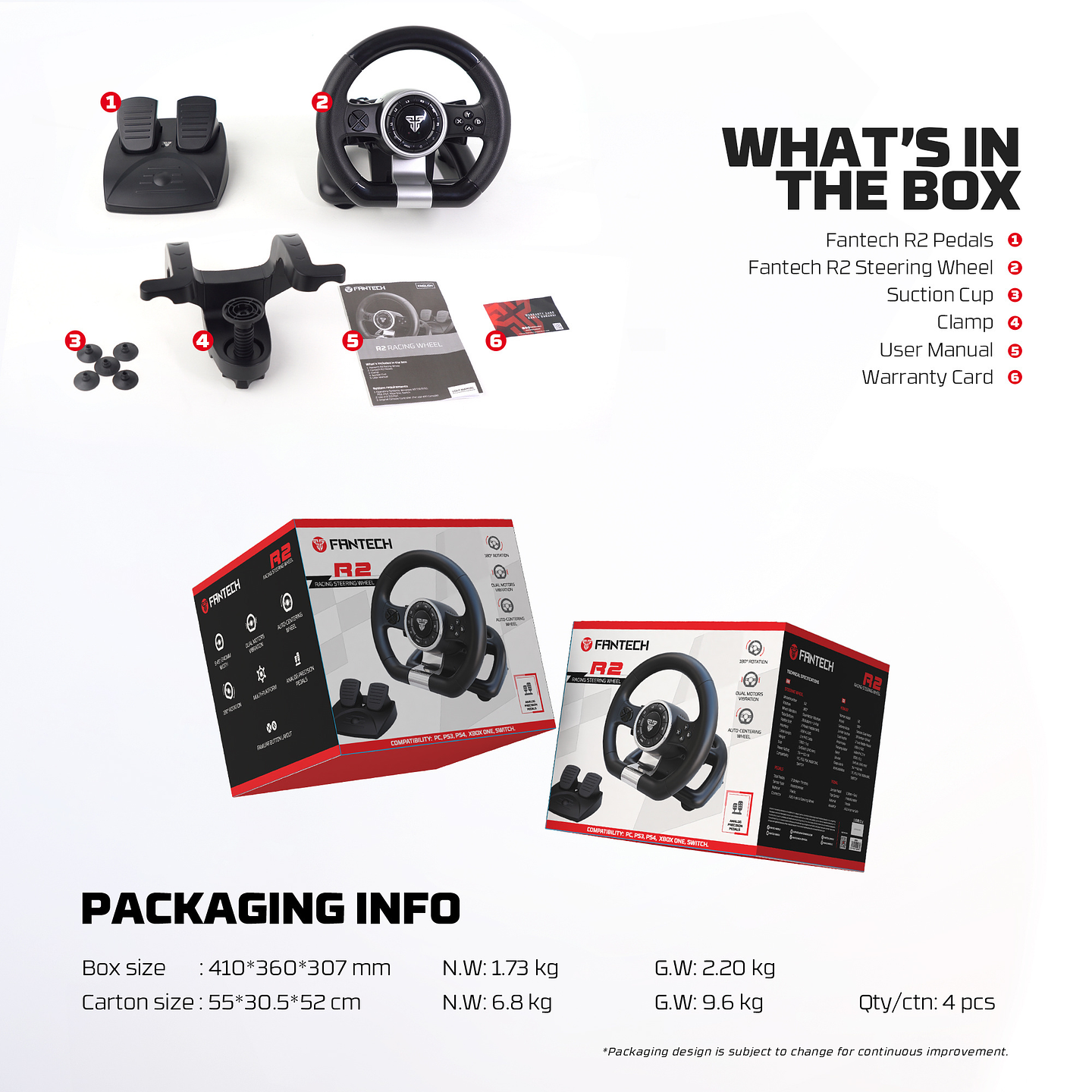 R2 Volante + Pedalera Multiplataforma Xbox Playstation Switch PC 18