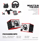 R2 Volante + Pedalera Multiplataforma Xbox Playstation Switch PC - Miniatura 18
