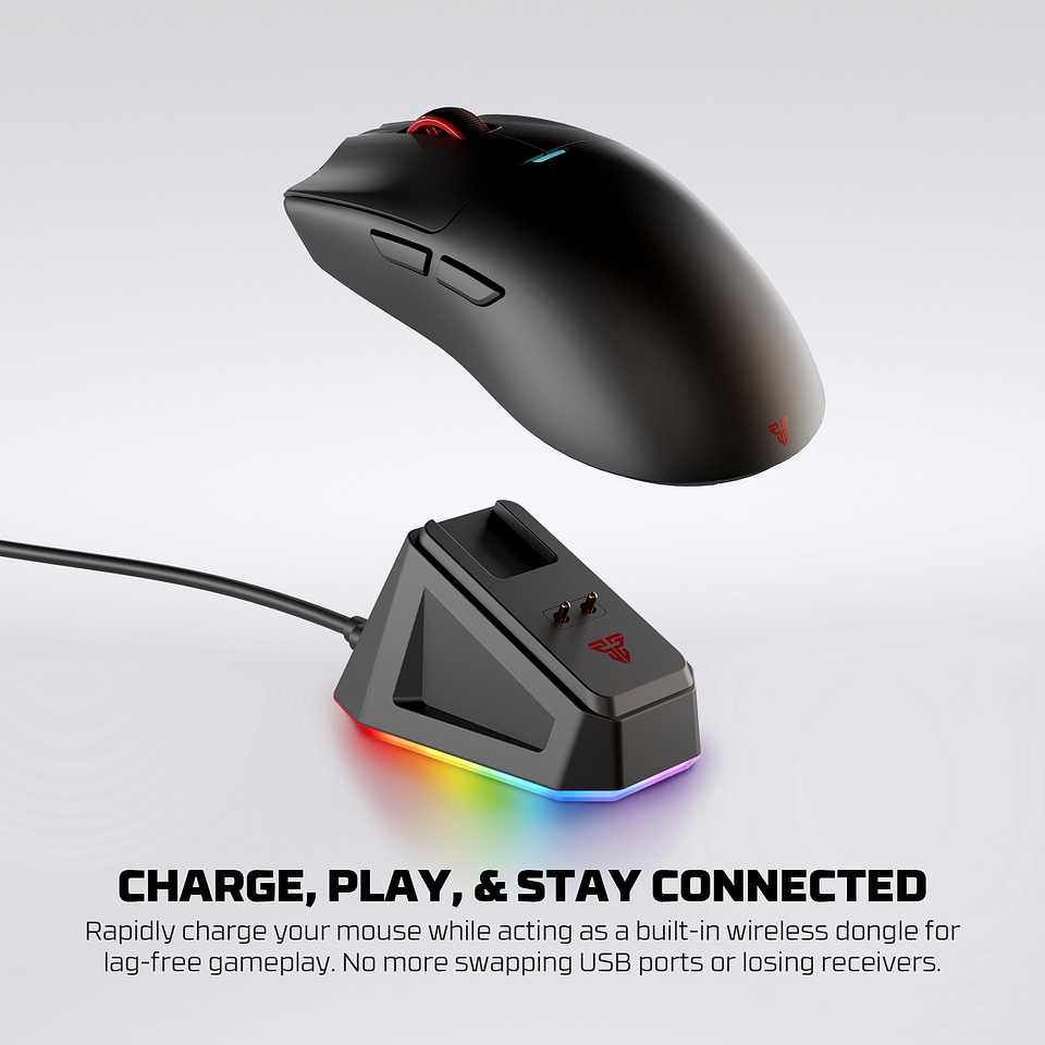 WG13P TANTO PRO Black Ultimate Gaming Mouse Inalámbrico 42.000 DPI y 8.000 Hz 19