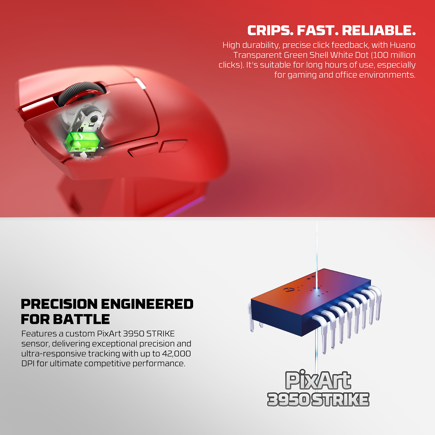 Tanto Pro Mouse inalámbrico WG13P Black 17