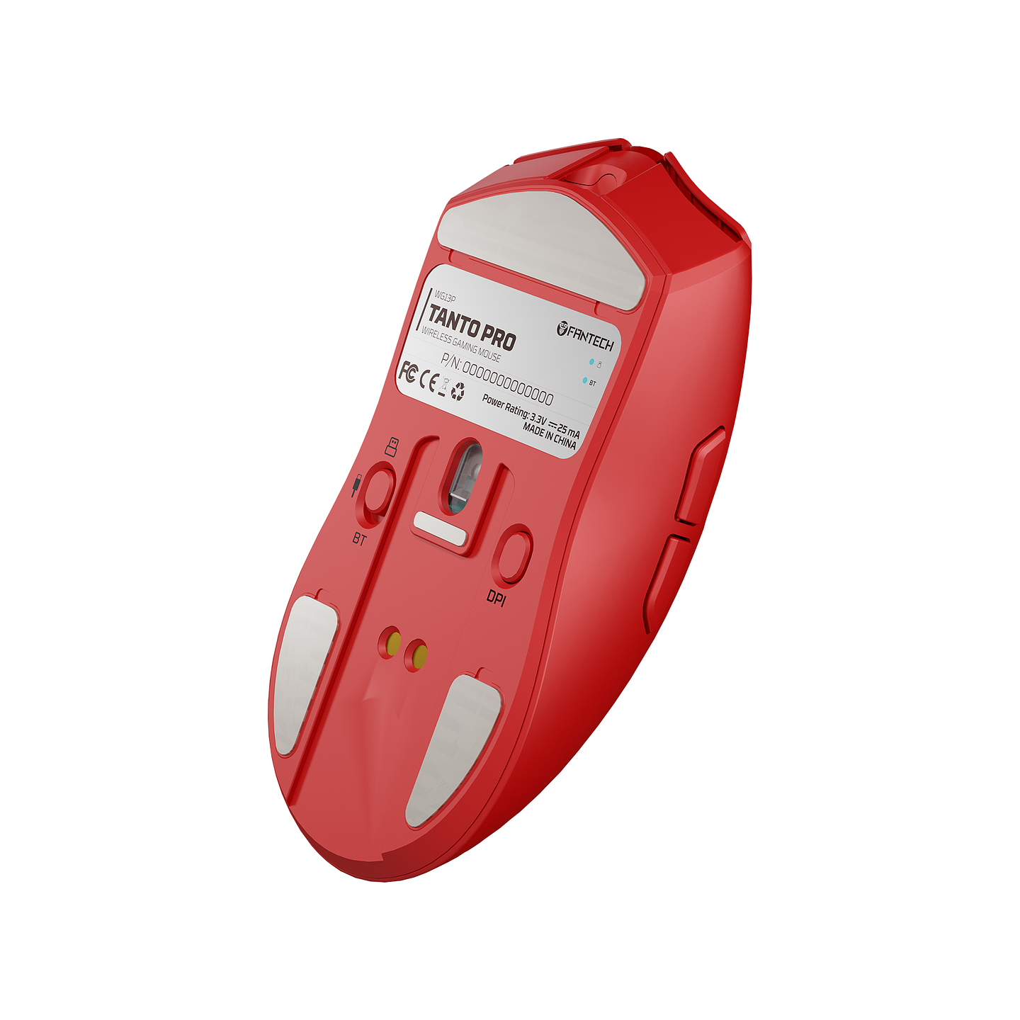 WG13P TANTO PRO Red Ultimate Gaming Mouse Inalámbrico 42.000 DPI y 8.000 Hz 8