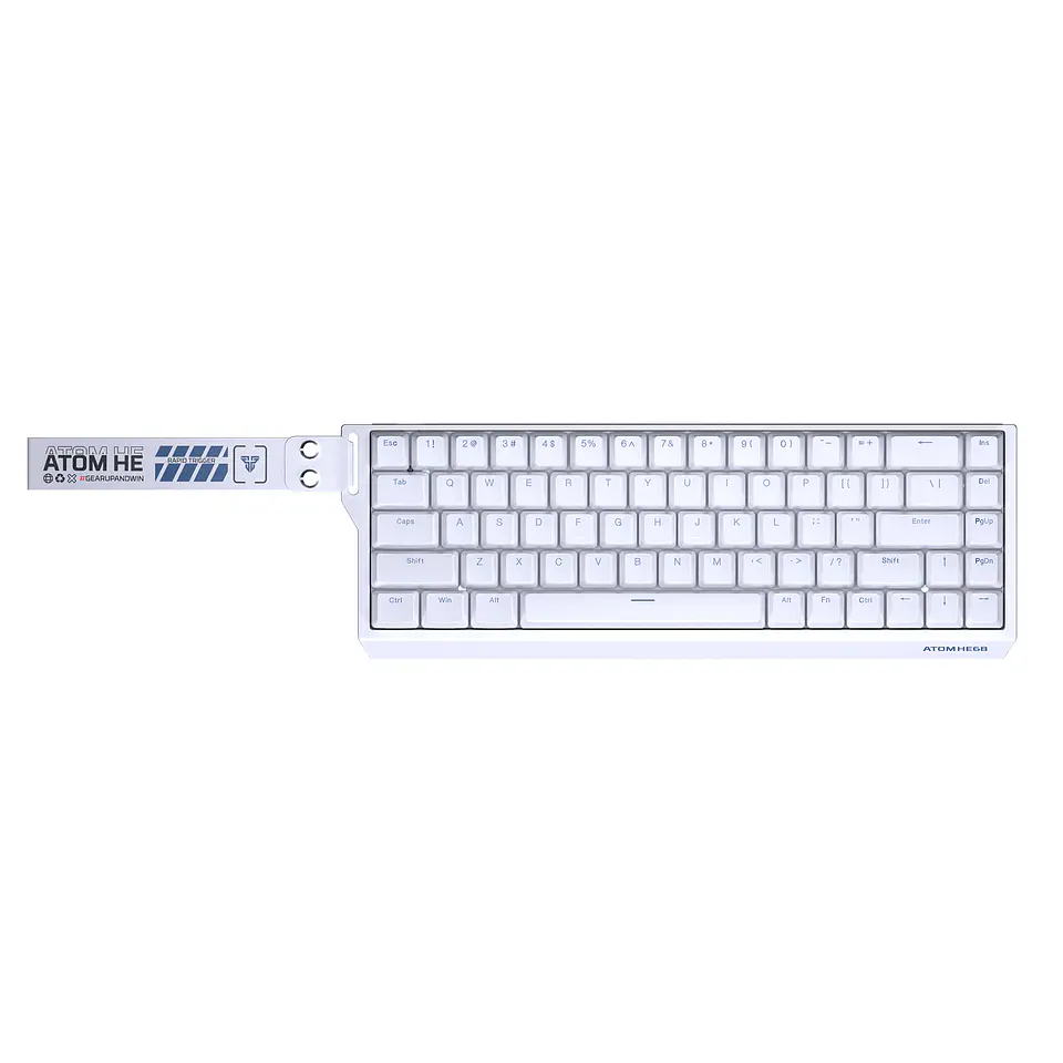 MK811 ATOM HE68 White Teclado Magnético 60% 8.000 Hz Layout USA 3