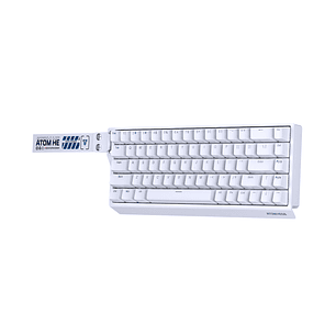 ATOM HE68 Teclado magnético MK811 White Edition