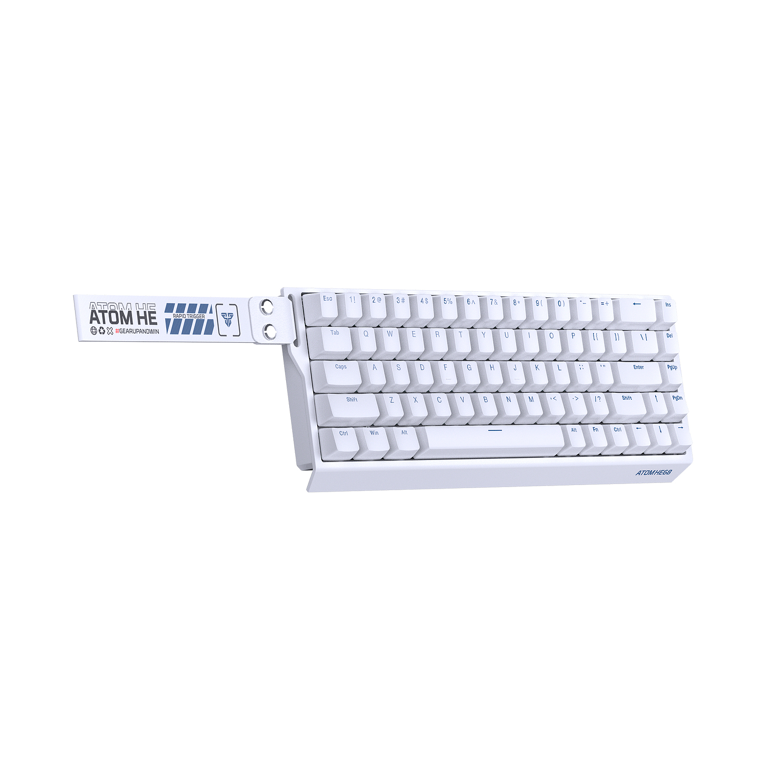 ATOM HE68 Teclado magnético MK811 White Edition 6