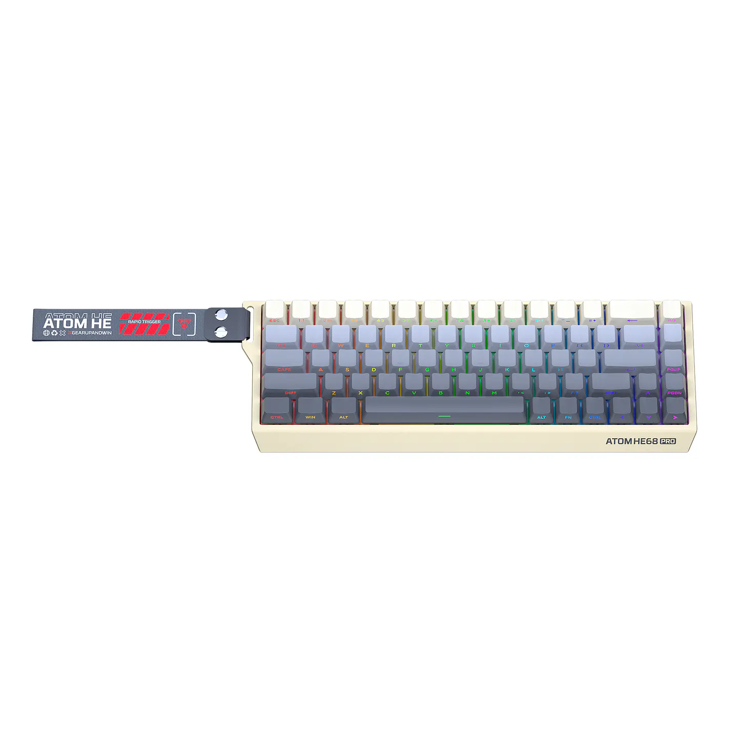 MK922 ATOM HE68 PRO Retro Teclado inalámbrico Magnético 60% 8.000 Hz Layout USA 2