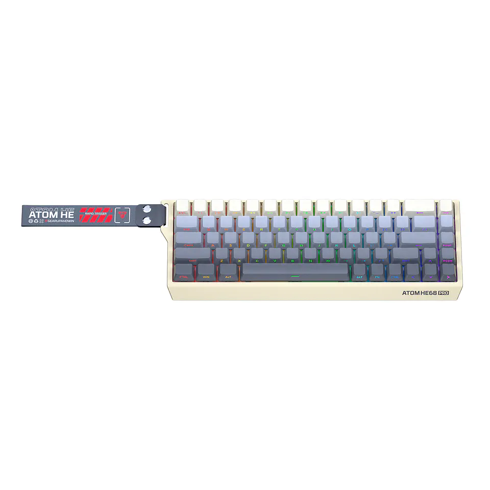 MK922 ATOM HE68 PRO Retro Teclado inalámbrico Magnético 60% 8.000 Hz Layout USA 2