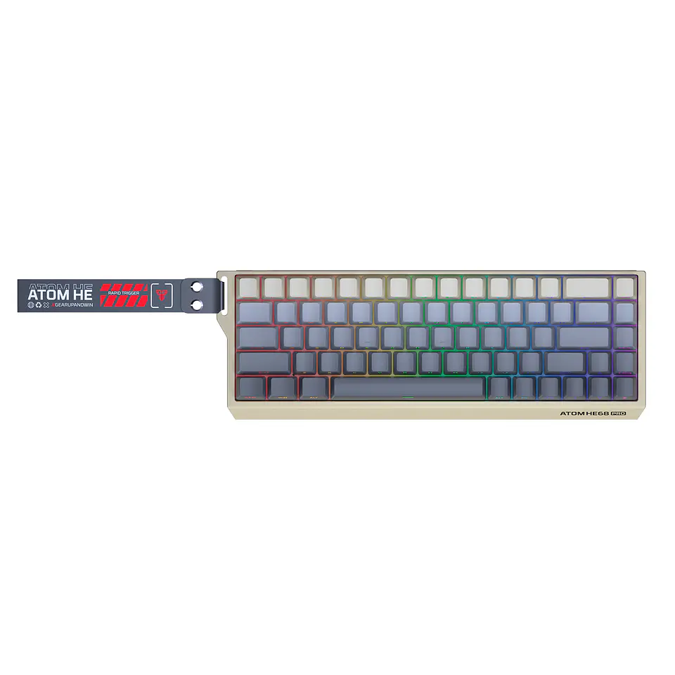 MK922 ATOM HE68 PRO Retro Teclado inalámbrico Magnético 60% 8.000 Hz Layout USA 5