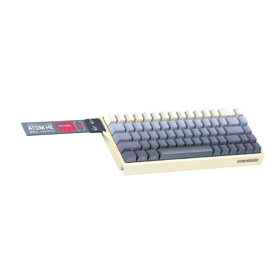 MK922 ATOM HE68 PRO Retro Teclado inalámbrico Magnético 60% 8.000 Hz Layout USA 6