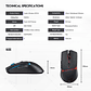 WGC3 CRYPTO Black Gaming Mouse Inalámbrico 10.000 DPI - Miniatura 11